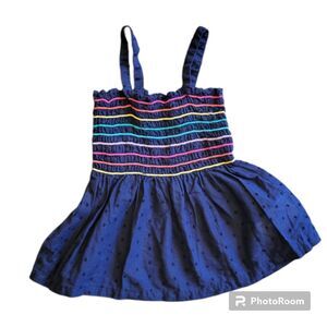 Penelope Mack rainbow smocked top